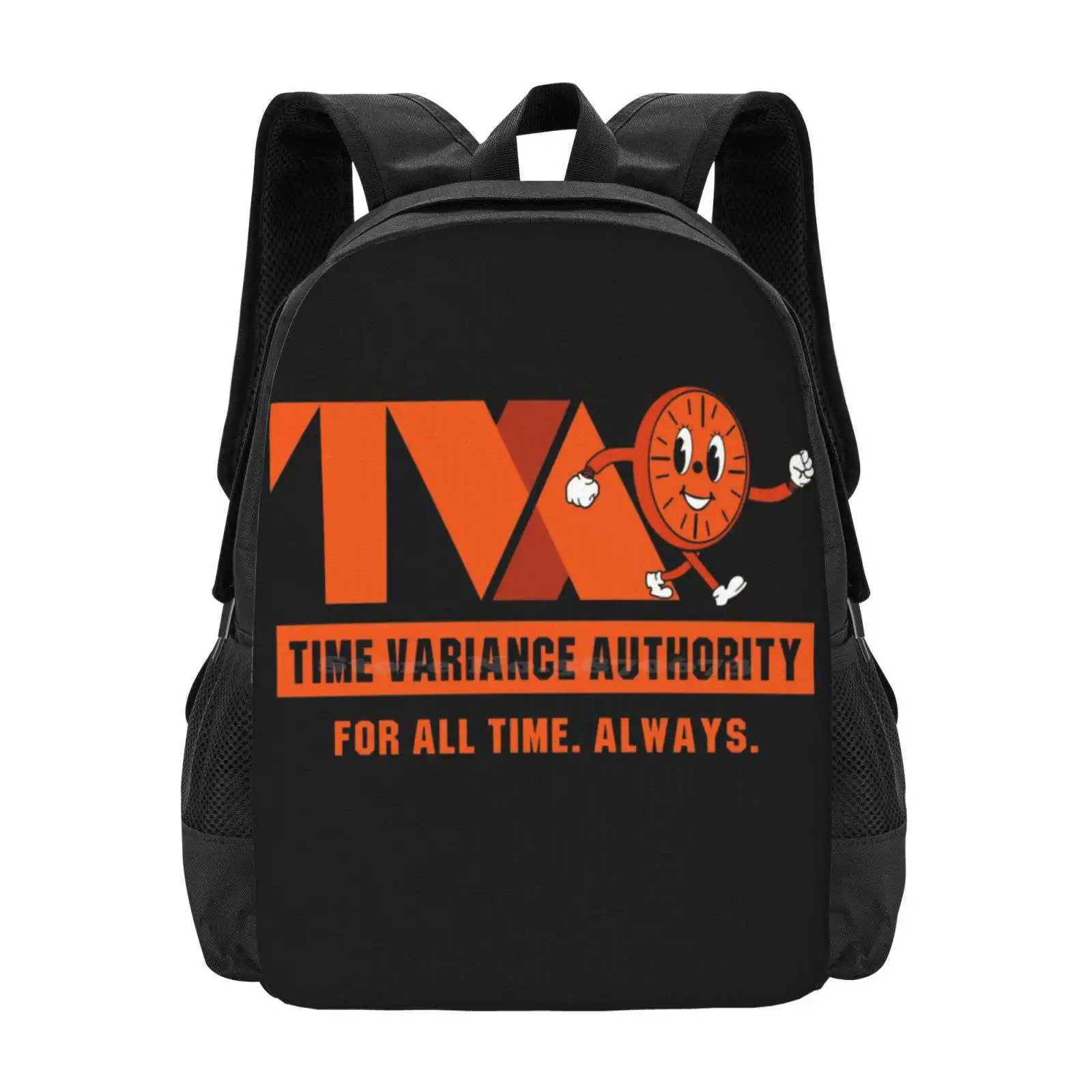 Tva Time Variance Authority Miss Minutes Pattern Design Laptop Travel School Bags Series Tv Show Always Asgard Odin Cartoon