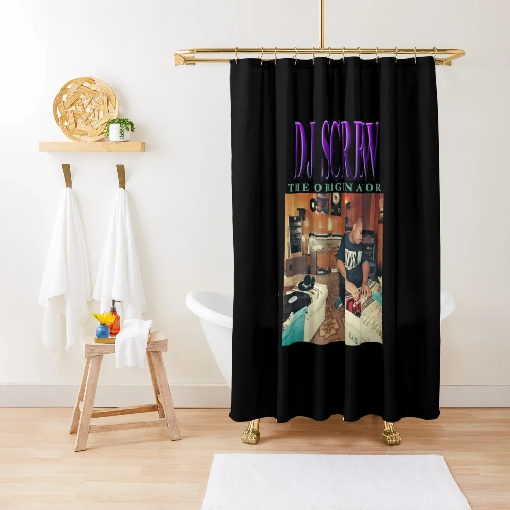 

DJ Retro 90s Hip Hop Shower Curtain Elegant Bathroom Shower For Bathrooms Bathroom Shower Curtain