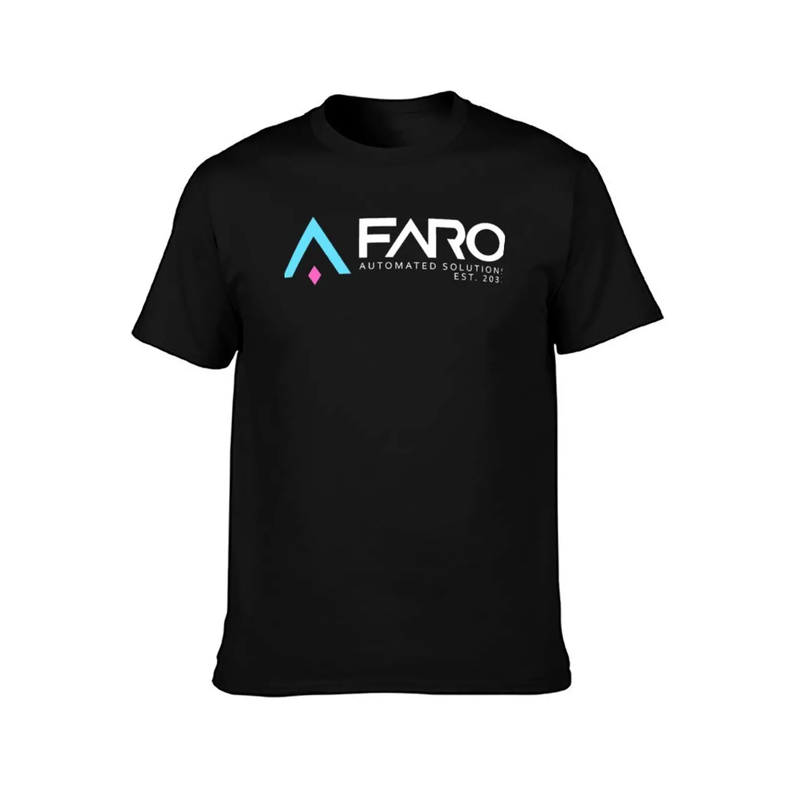 Faro Automated Solutions Logo (Dark) Classic T-Shirt Summer Casual Cotton Tee Oversized Streetwear Tops Vintage Graphic Print