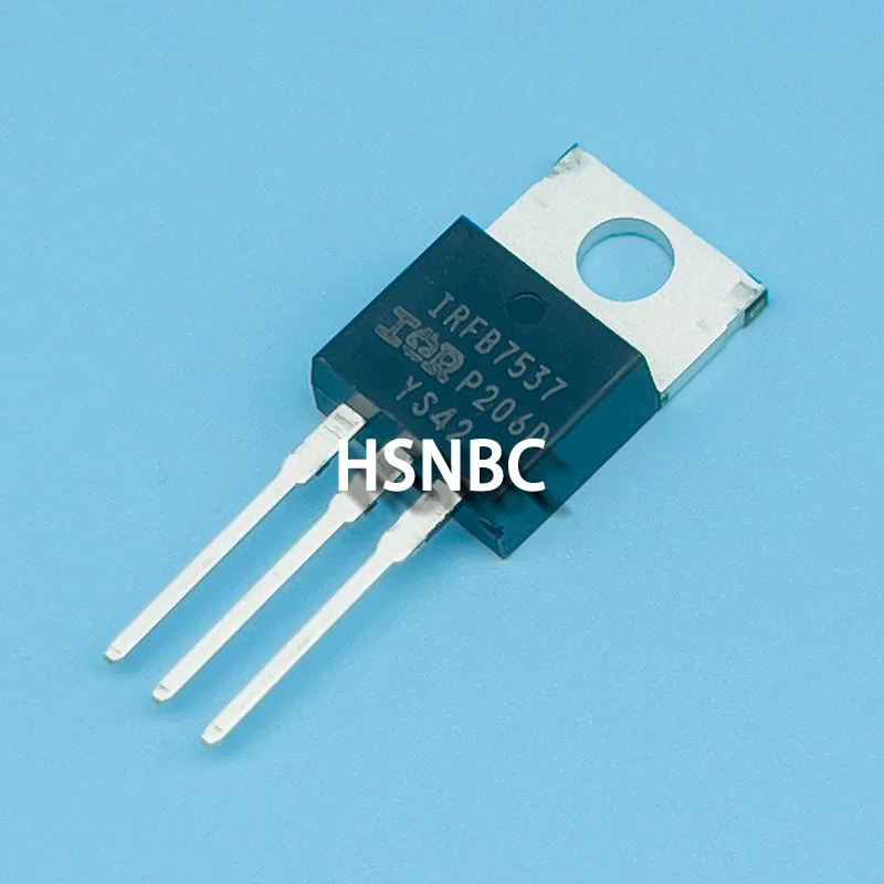 10Pcs/Lot IRFB7537PBF IRFB7537 FB7537 TO-220 60V 173A MOSFET N-Channel Power Transistor 100% New Imported Original