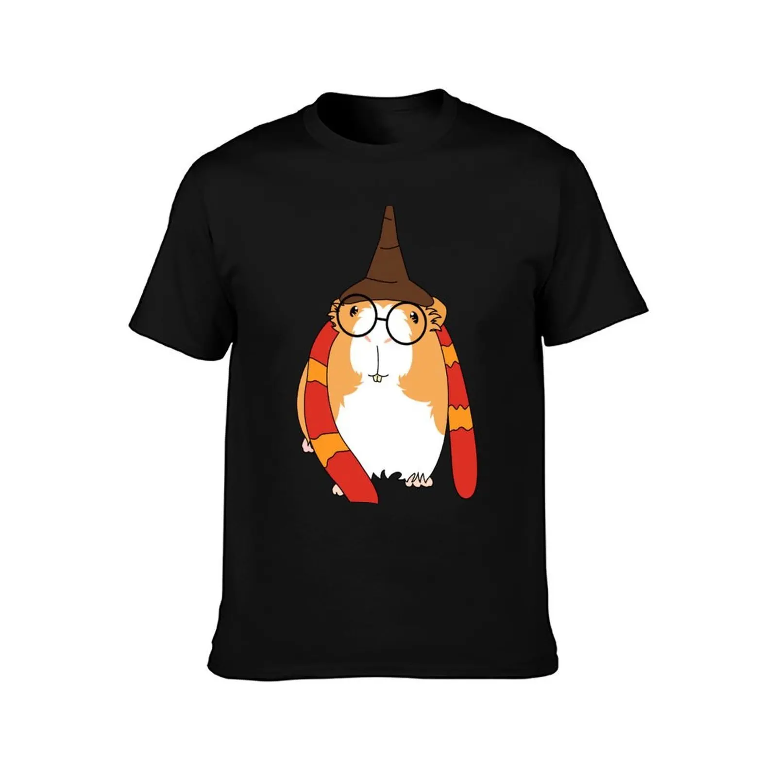 Guinea Pig Wizard Halloween Costume T-Shirt Big Size Daily Wear T-Shirt