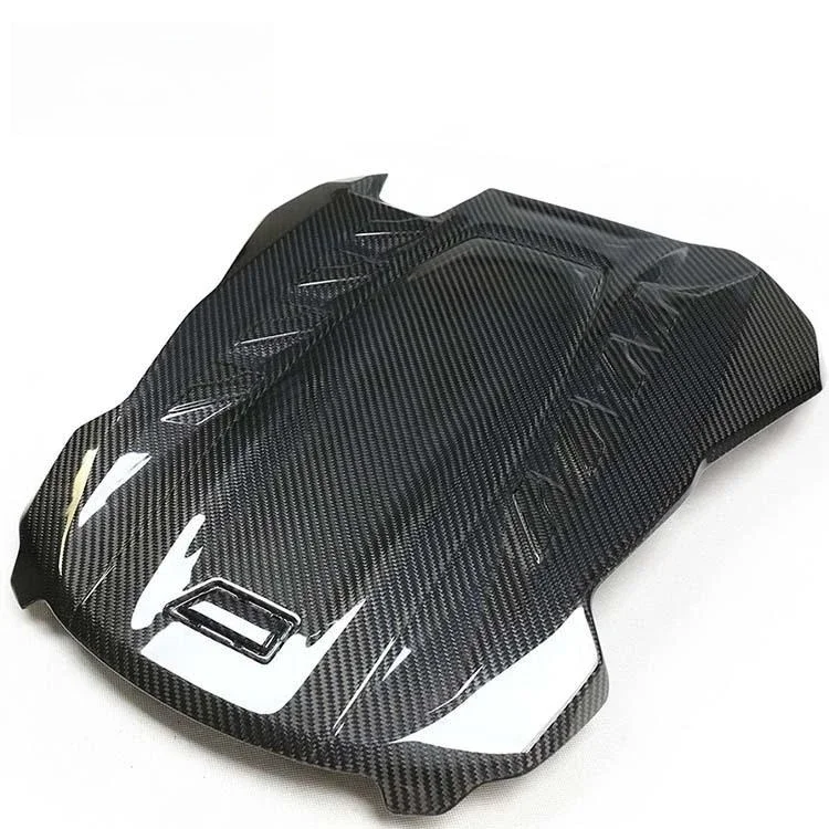 Engine Cover Plate Sport Trim Cover Engine Hood Carbon Fiber for BMW 5 8 Series M5 F90 F91 F92 F93 Replacement Dry Delivery 1 PC