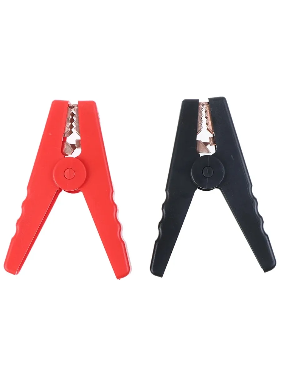 Pinces crocodiles de grande taille 100A, 2 pièces, pinces isolées pour chargeurs de batterie de voiture