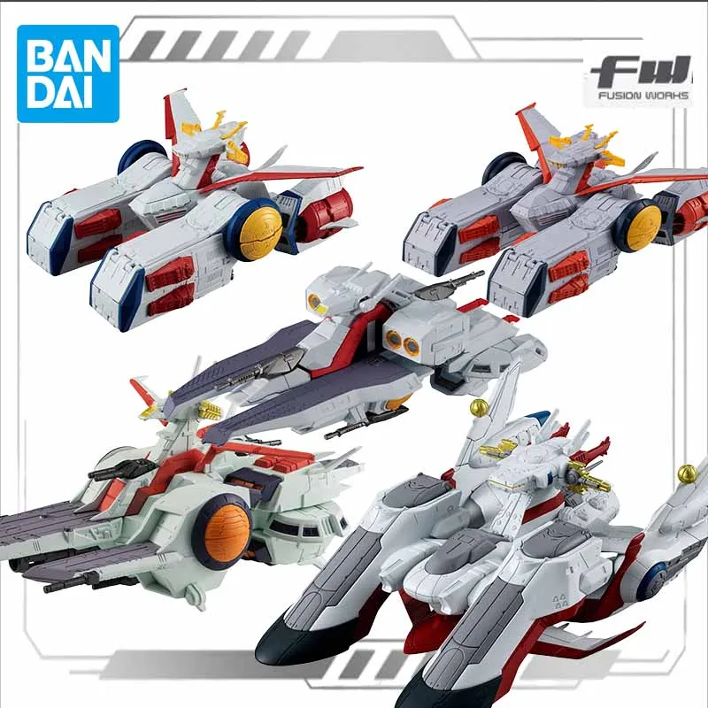 Bandai Original MODEL KIT GUNDAM CONVERGE Space Battleship White Base  Anime Action Figure Assembly Model Toy for Boys Gifts