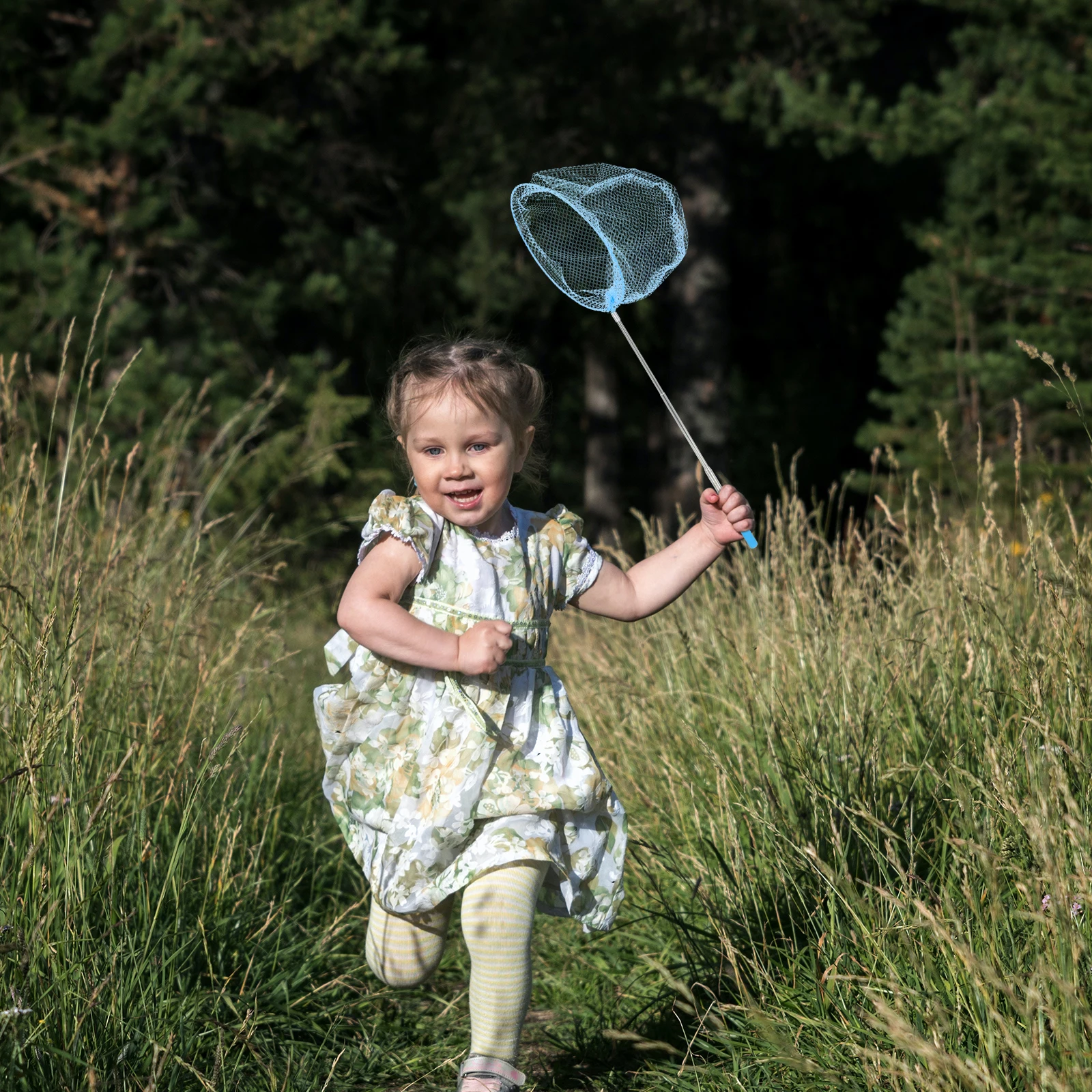 

1 set Telescopic Fishing Net Durable Outdoor Insects Catching Tool For Retractable Handle Mesh Bucket Extendable Net