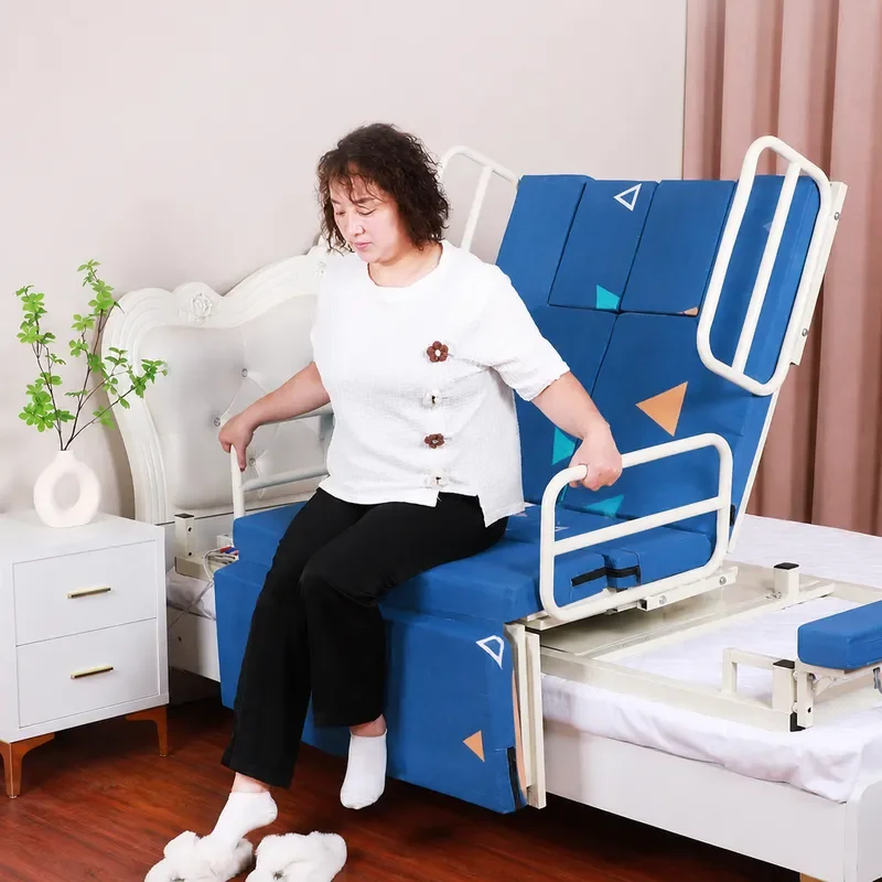 Electric Bed Assist Lift for Elderly Care Intelligent Side Turning Mattress Aid Power Lifting Device Household Get Up Helper