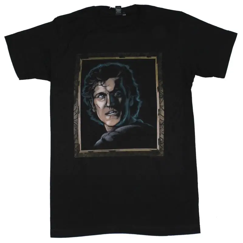 Army of Darkness Adult New T-Shirt - Ash Velvet Painting Style Pic