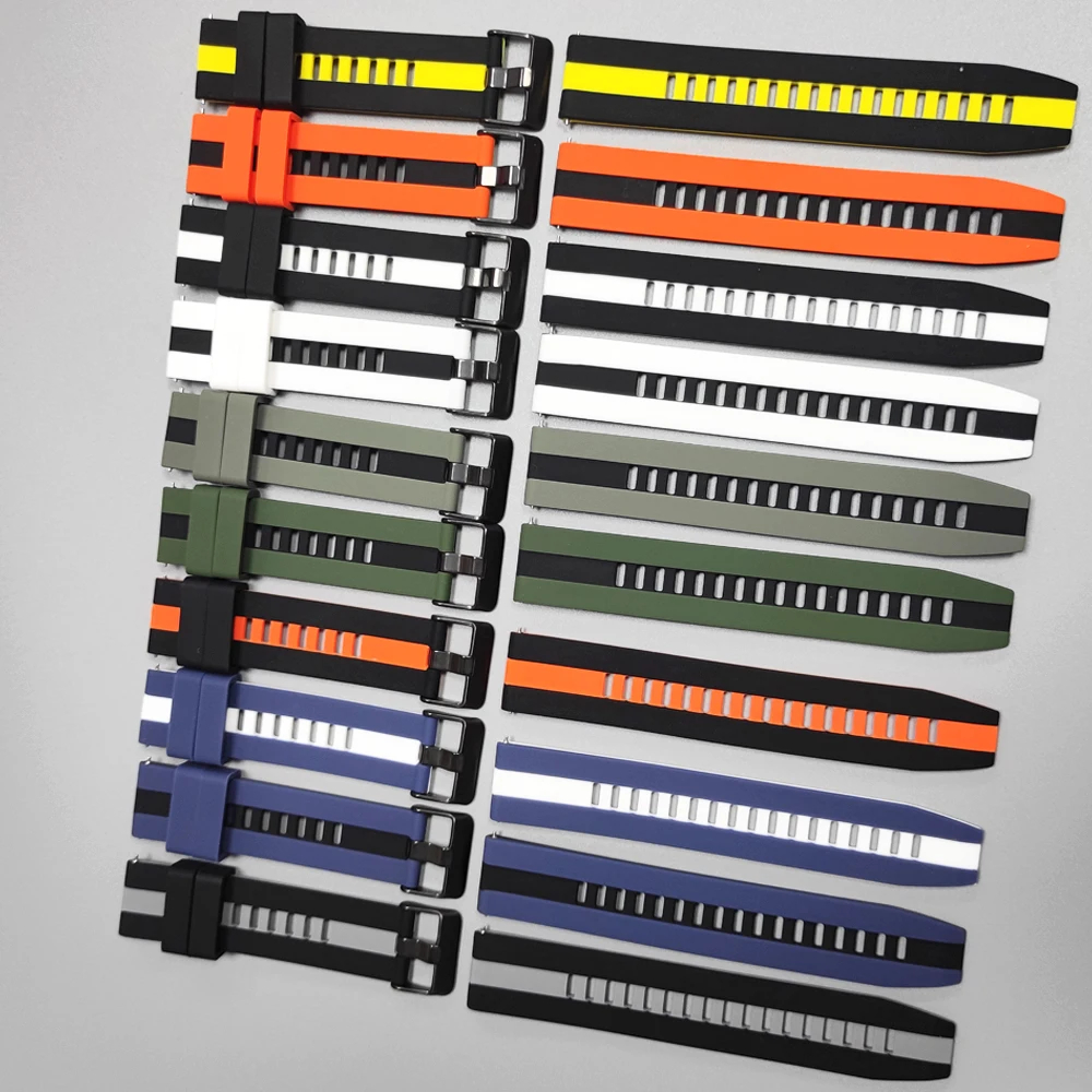 Correa de 22mm y 20mm para reloj inteligente Amazfit Balance/Active 2, pulsera de repuesto para Amazfit Bip 6 5/GTR 4 3/GTS 4 2 mini