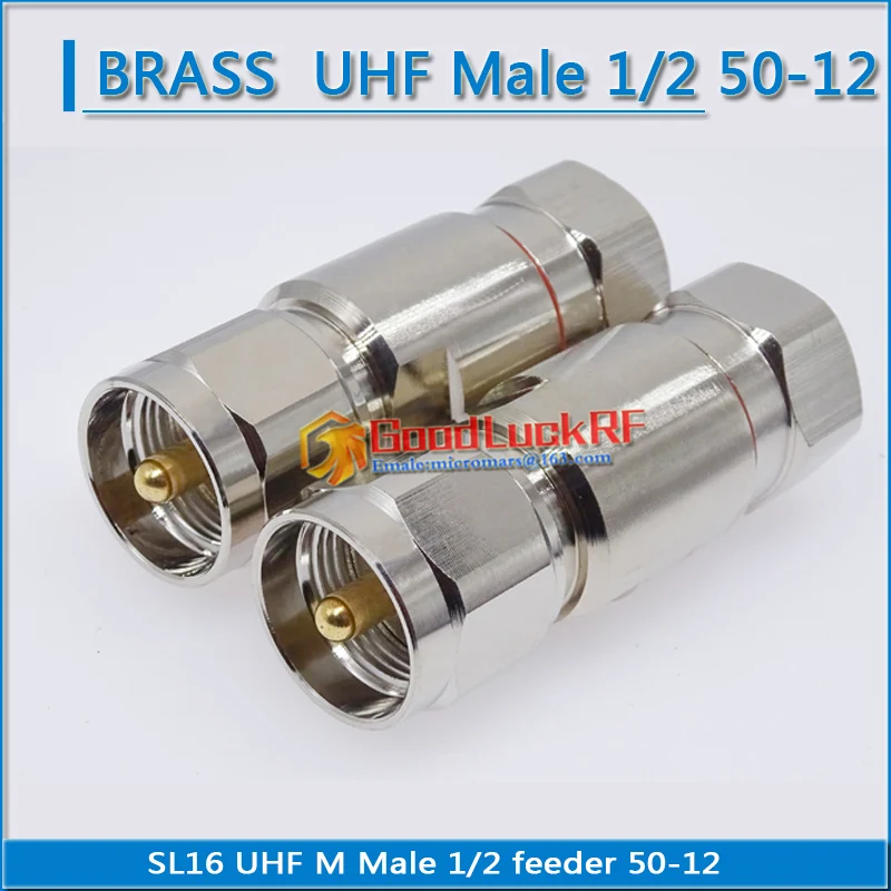 PL259 SO239 SL16 M UHF Male Installation CNT600 LMR600 SYV50-12 12D-FB SYWV50-12 Coaxial 1/2 head feeder interphone RF Connector