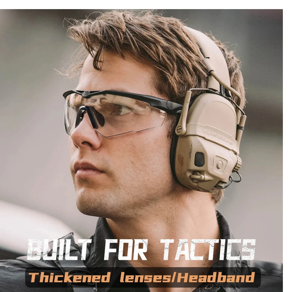 

Tactical Goggles Set Windproof Dustproof CS Military Shooting Bulletproof Sunglasses Motorcycle Mountaineering Glasses