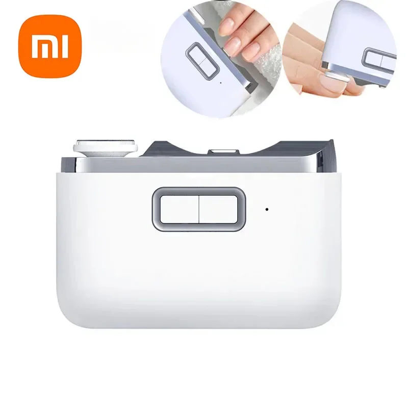 XIAOMI Seemagic 2w1 elektryczne polerowanie automatyczne obcinacz do paznokci z lekkim trymerem obcinacz do paznokci Manicure bezpieczne dla dziecka