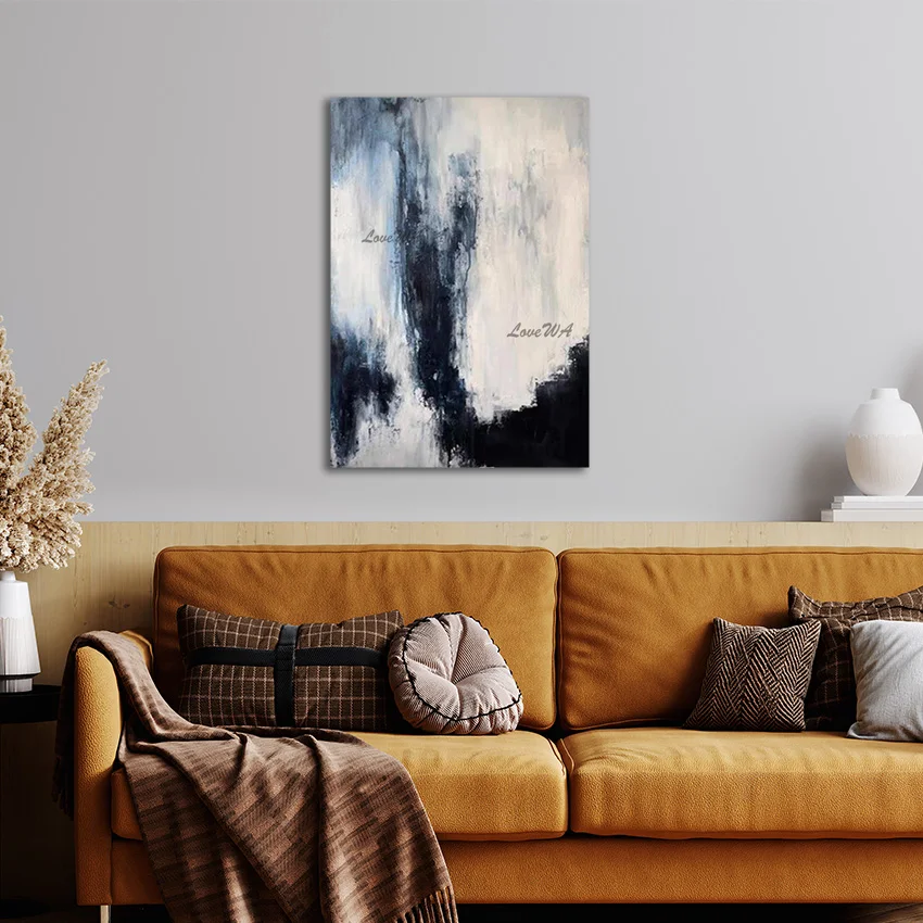 

Абстрактные декоративные картины, произведения искусства ручной работы, без рамы, дизайнерское искусство для стен, картины на холсте, изображения для гостиной