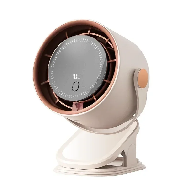

Smart Electric Fan 100 Speed Bladeless Fan Charging Desktop Silent Wall Mounted Air Conditioner Office Indoor Campi
