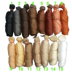 15cm artesanal ondulado boneca perucas/sd ad 1/3 1/4 1/6 boneca bjd diy cabelo para blyth bjd boneca perucas