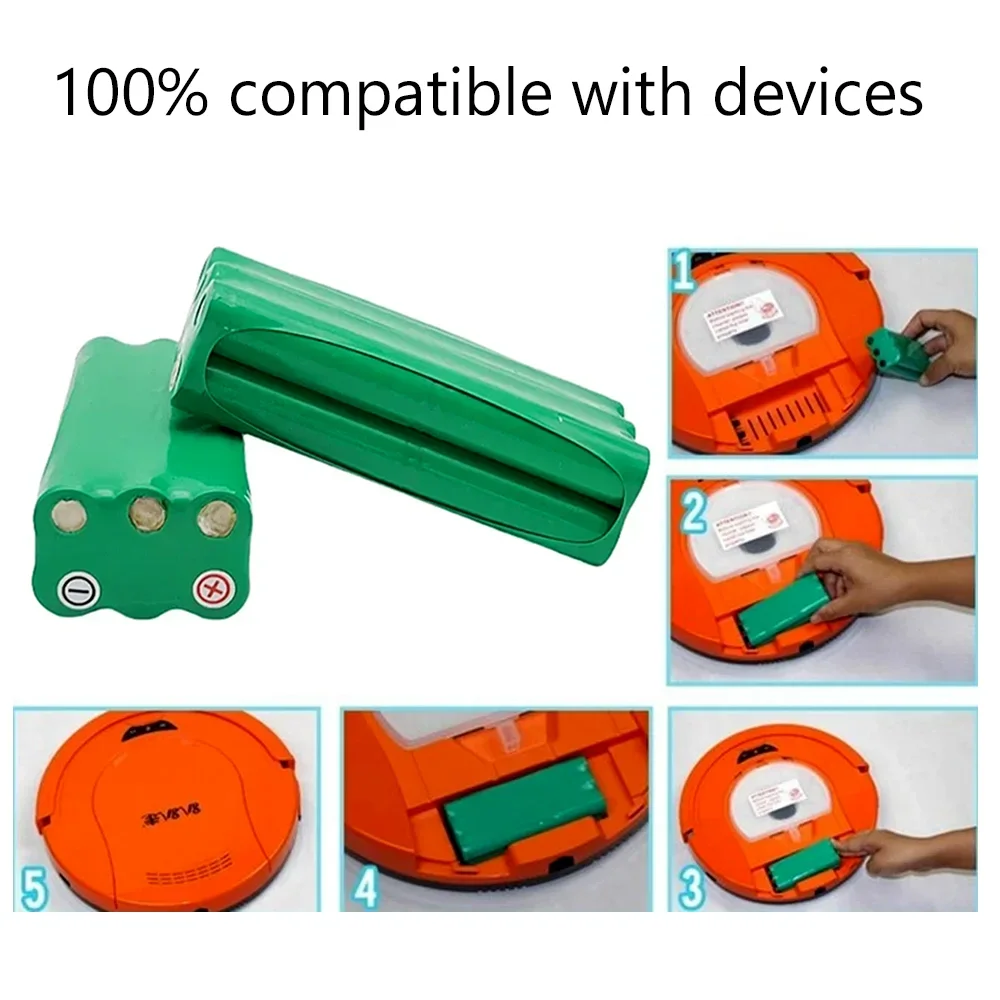 3000mAh Ni-MH rechargeable battery 14.4V AA For Libero M606 Vacuum Dirt For Devil 0606004 M606 For V-M600/M606 V-BOT accessories