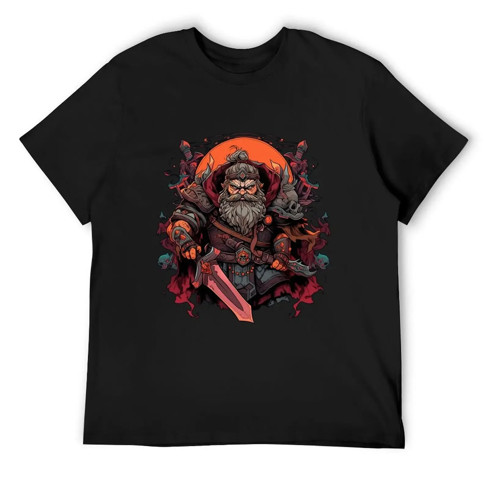 Dwarven Warrior - Model A T-Shirt customs design your own customizeds mens t shirts pack