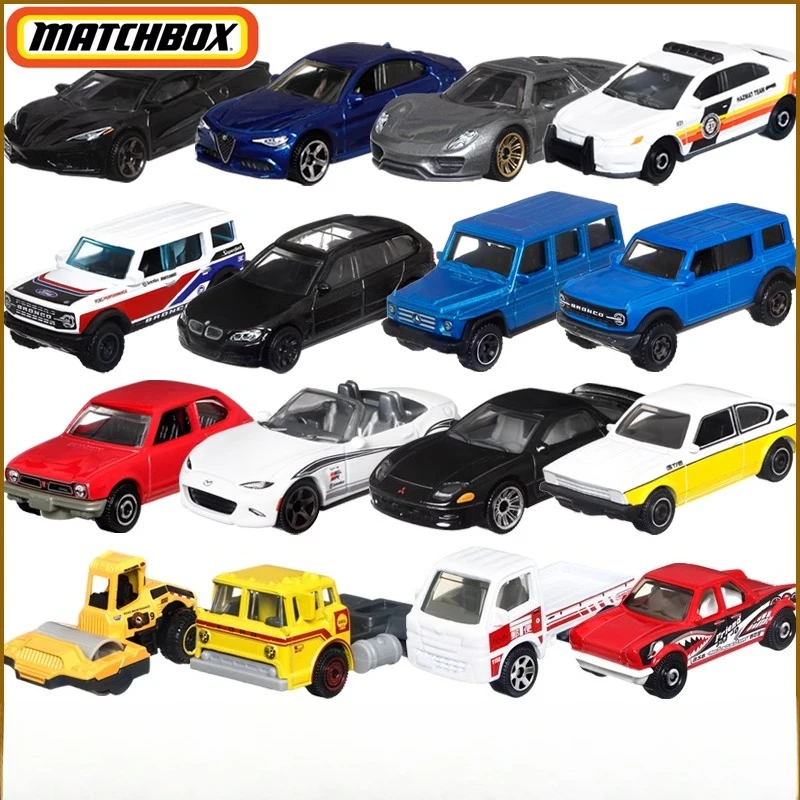 Matchbox Toy Car 1:64 Matchbox BMW Infiniti Ford Tesla LEXUS Benz Koenigsegg Touring Car Model Super Car and More Toys for Boys