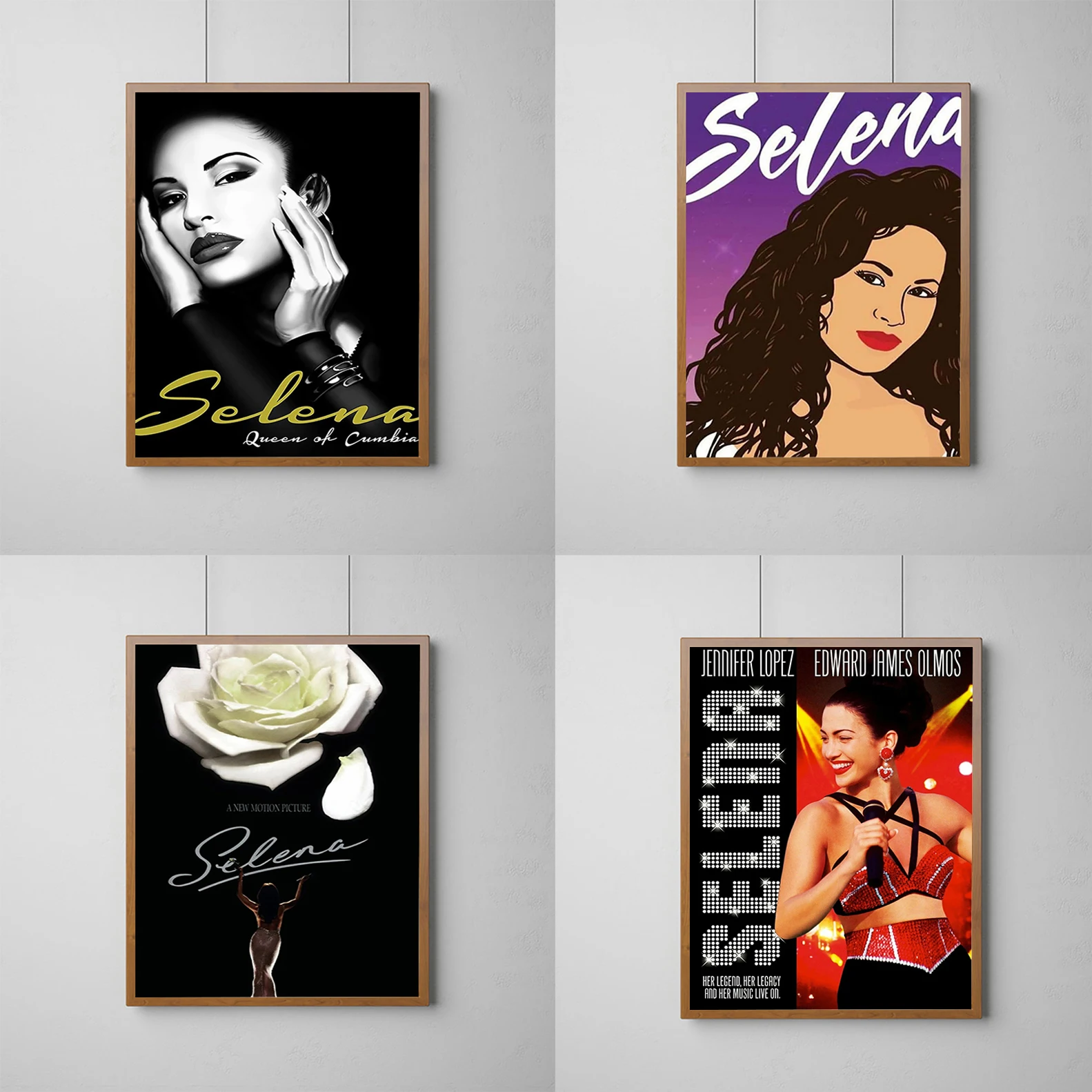 

American Singer Selena Quintanilla Poster Home and Decoration Posters for Wall Art Painting on Canvas Decorative Paintings Print