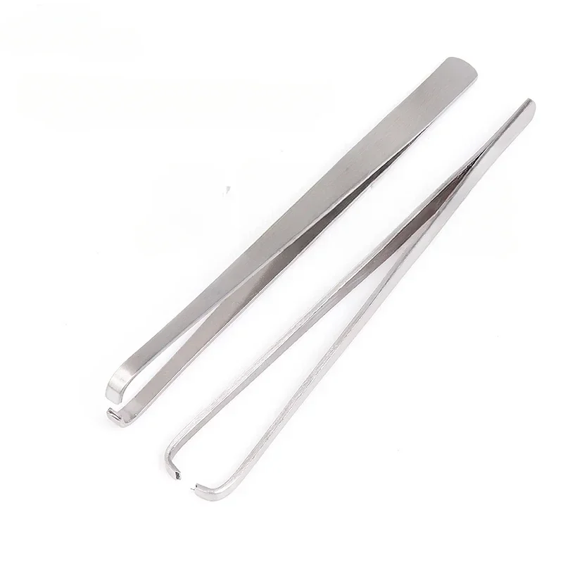 Hand tweezers stainless steel thickened pins, hands, tweezers, auxiliary tools DIY tweezers, sticky drilling tweezers