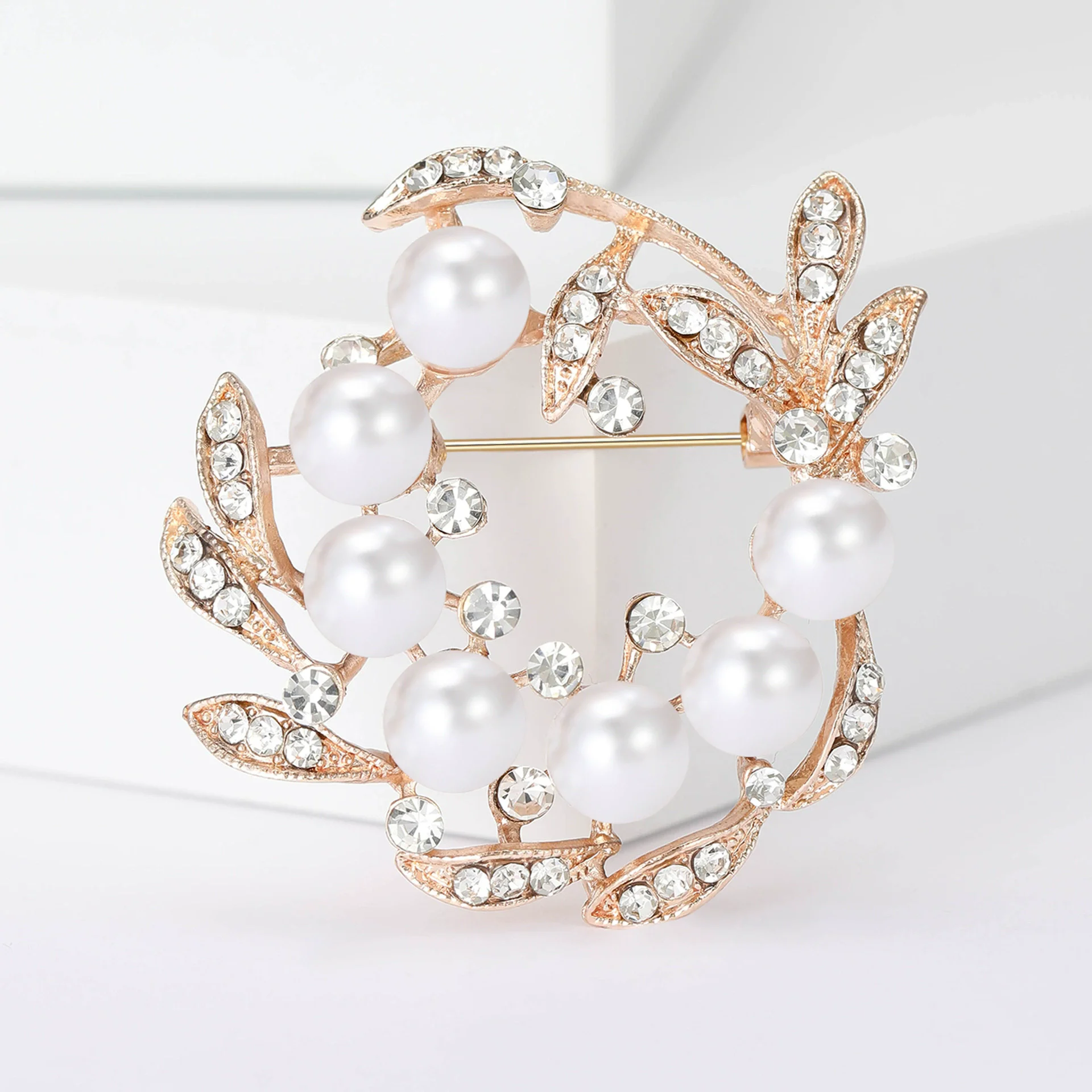 المصنع مباشرة كريستال ديامانتي واللؤلؤ المقلد زهرة مجوهرات بروش دبابيس لتقوم بها بنفسك باقات الزفاف БOLLСыДКور