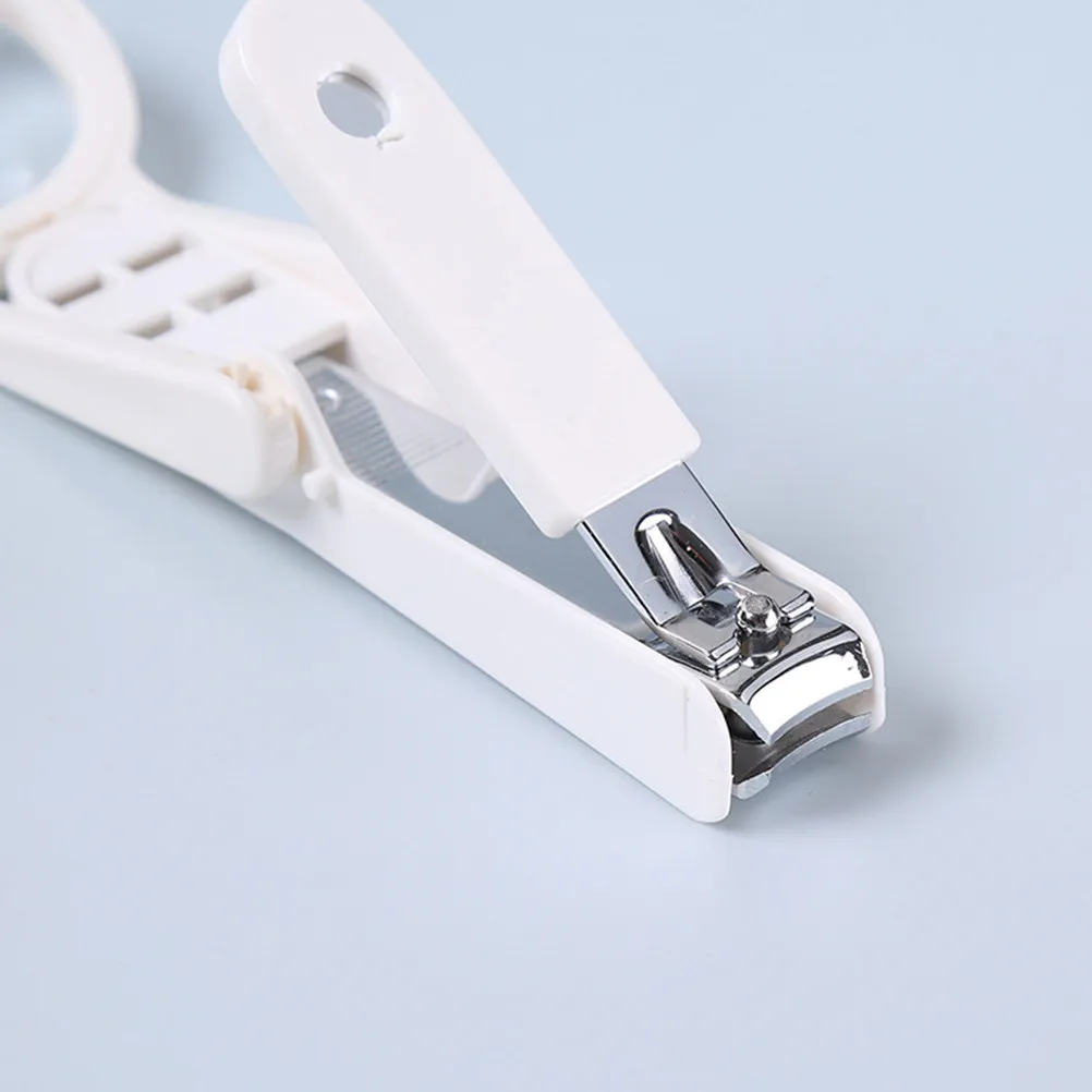 2Pcs Pet Nail Cutters Magnifying Glass Stainless Steel Spring Handle Non Slip Grip for Hedgehogs Hamsters Rabbits Guinea Pigs