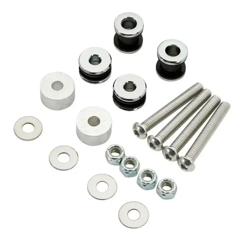 Motorcycle Sissy Bar Rack Docking Hardware Kit For Harley Softail Springer Heritage FLSTC FXSTSB FXSTC FLSTF FLSTN 1984-1999 view 3