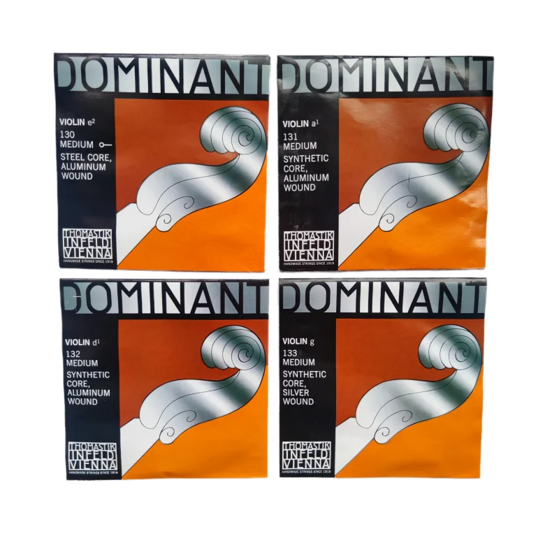 One Set Thomastik Dominant 135 Violin Strings 4/4 Full Size, Violin Parts Accessories