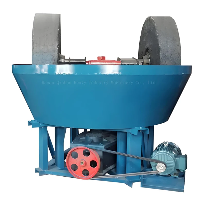 

China Hot Selling High Quality Mine Wet Double Roll Gold Clay Mining Hinery Equipment Water Disc Mill