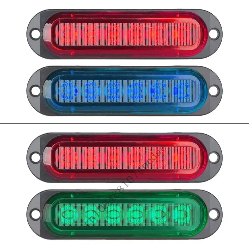 

0xxc светодиодные морские сигнальные навигационные светильники Красный синий двухтонные водонепроницаемые лодки