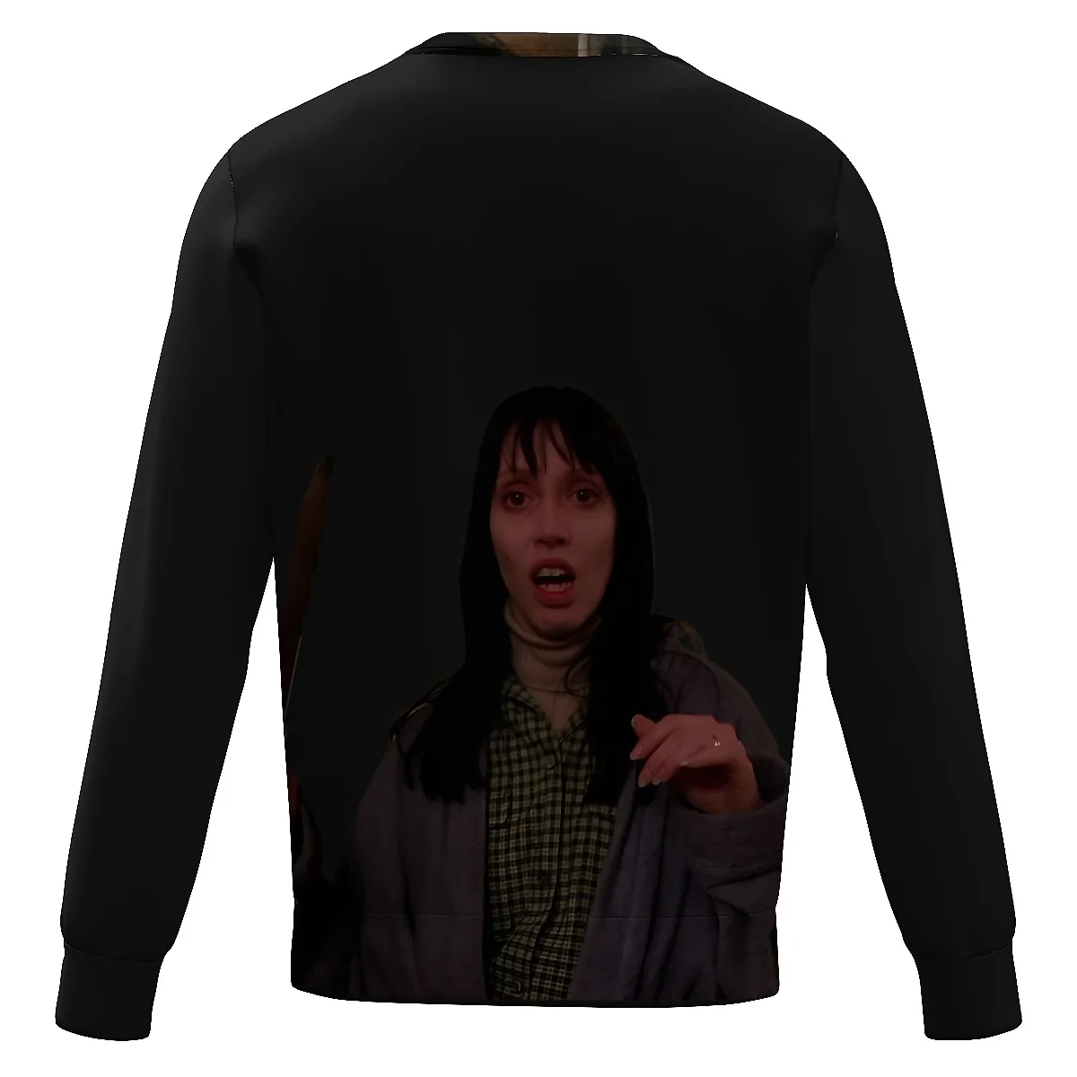 LIASOSO Classic Horror Movie 3D Print Crew Neck Sweatshirt for Men The Shining Child's Play Texas Chainsaw Massacre Spooky