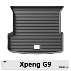For Xpeng G9 2022 2023 2024 Trunk Mats Custom Fit Cargo Liner TPE All Weather Waterproof Cargo Mats Floor Mats Car Accessories