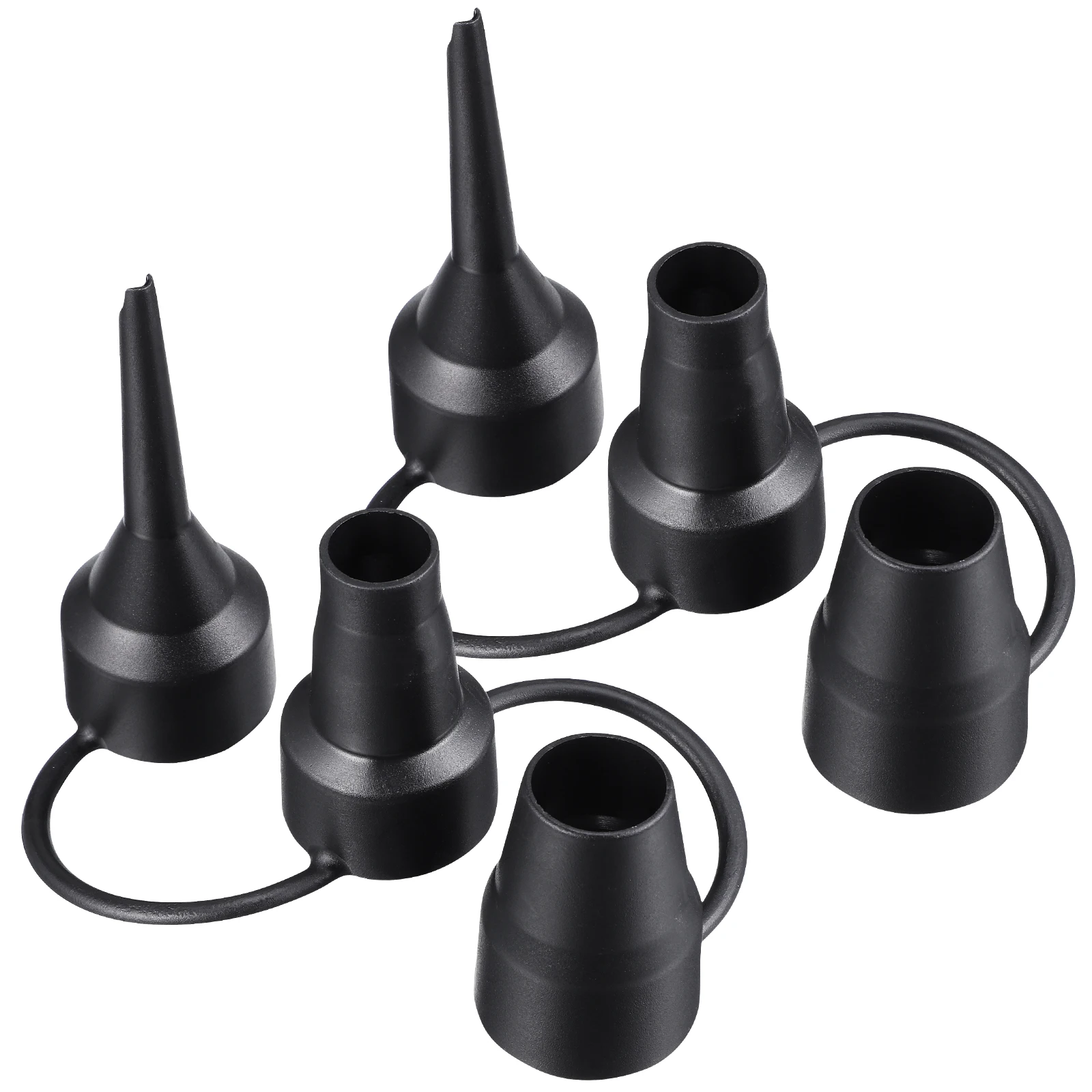 

2 Sets Air Inflator Nozzle Adaptor Replacement 3 Sizes Plastic Pump Car Toy Sofa Bed Compressor Accessories Inflate Durable