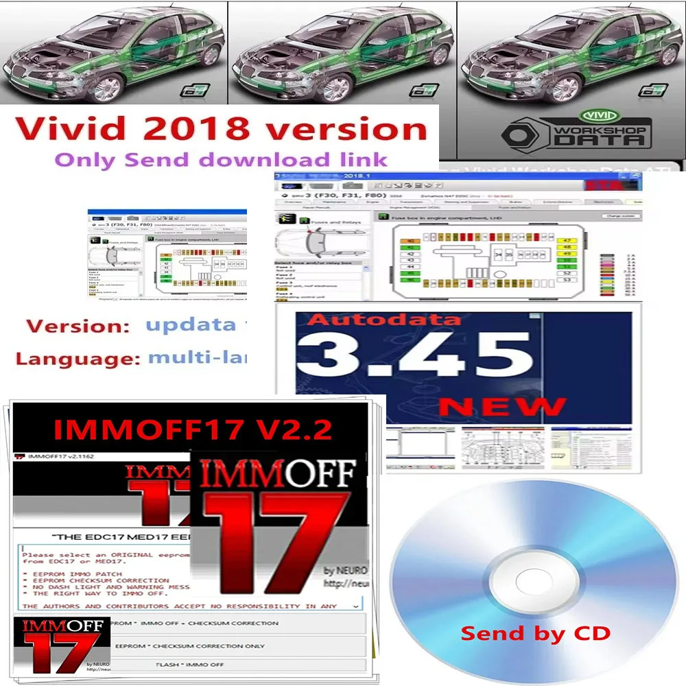 

Latest Autodata 3.45 + Vivid Workshop Data Atris-Stakis Technik 2018.01V Multi languages+IMMOFF17 Software EDC17 with keygen Ecu