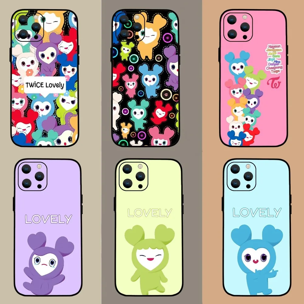 Laburi Twice-Lovelys  Phone Case For iPhone Mini 11 12 13 14 15 Pro XS Max X Plus SE XR Shell