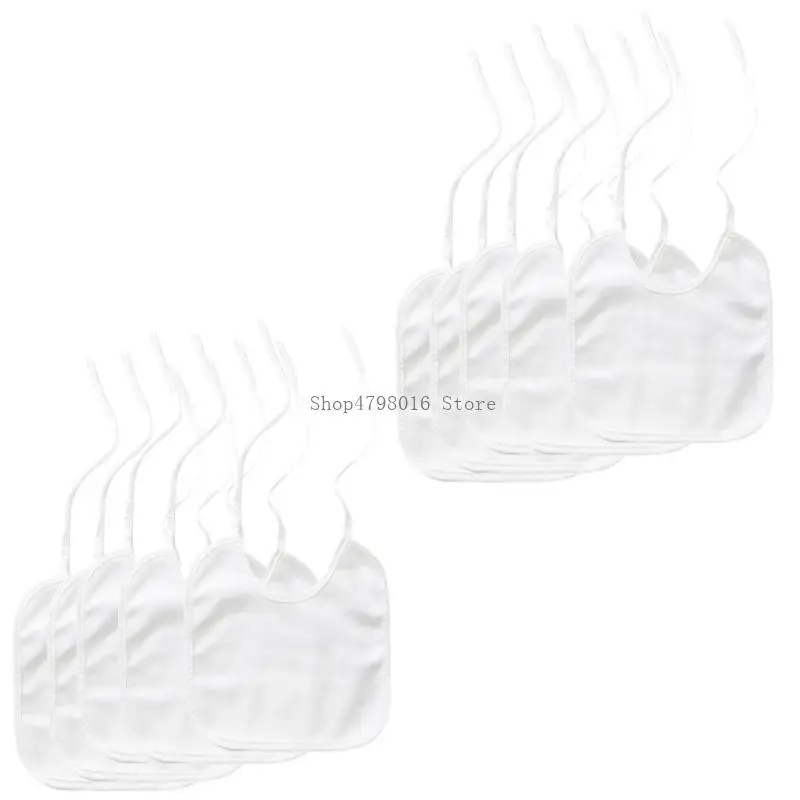 

Upgrades Baby Dribble Bibs Water Resist Newborns Bibs for Painting & Teething