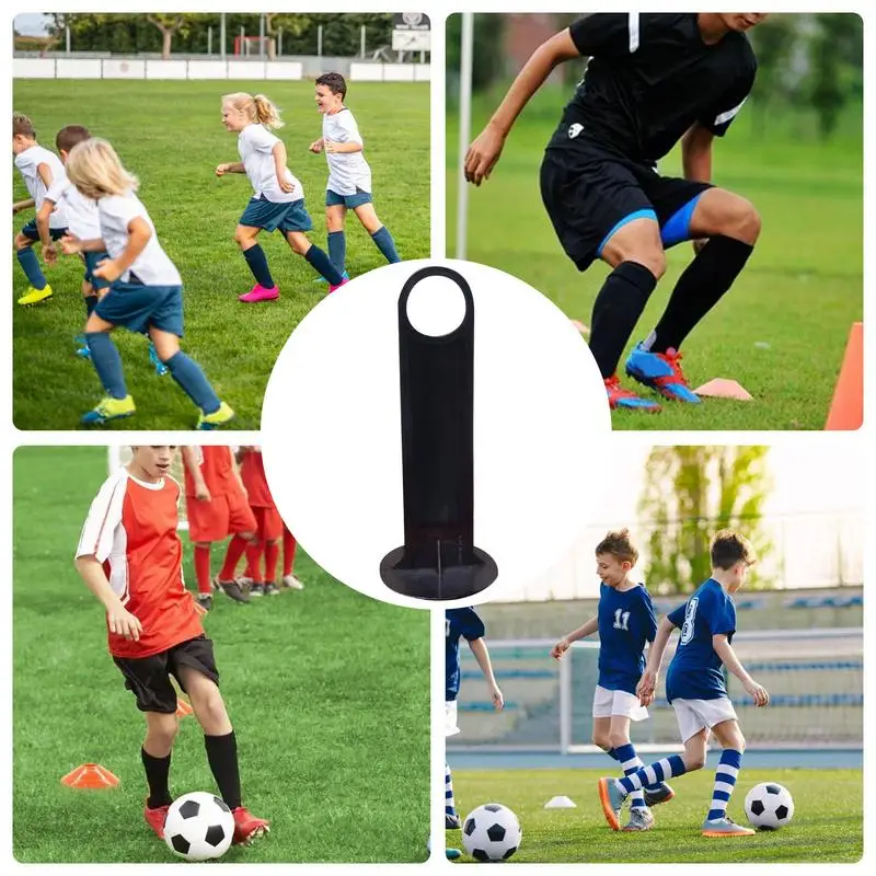 Fußball Training Disc Kegel Rack Mehrzweck Fußball Kegel Stehen Fußball Bohrer Agility Training Marker Schwarz Fußball Kegel Halter Für