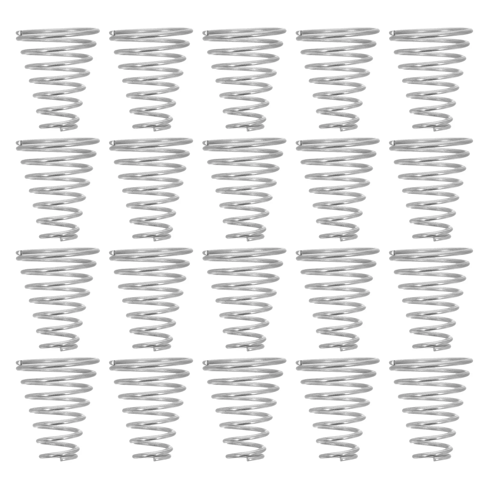 20Pcs Battery Spring Stainless Steel Tower Pagoda Conical Compression Flashlight Tailcap Replacement LED Torch Contact Support
