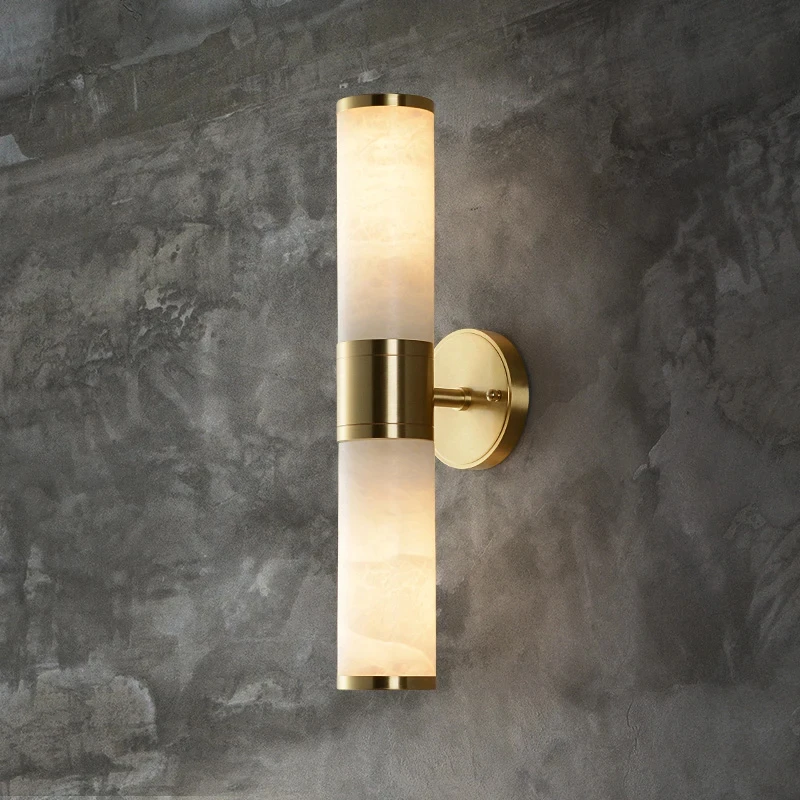 

Modern Sconce Wall Light For Living Room Home Decor Bedroom Marble Wall Light Luxury Spain Alabaster Light Fixture