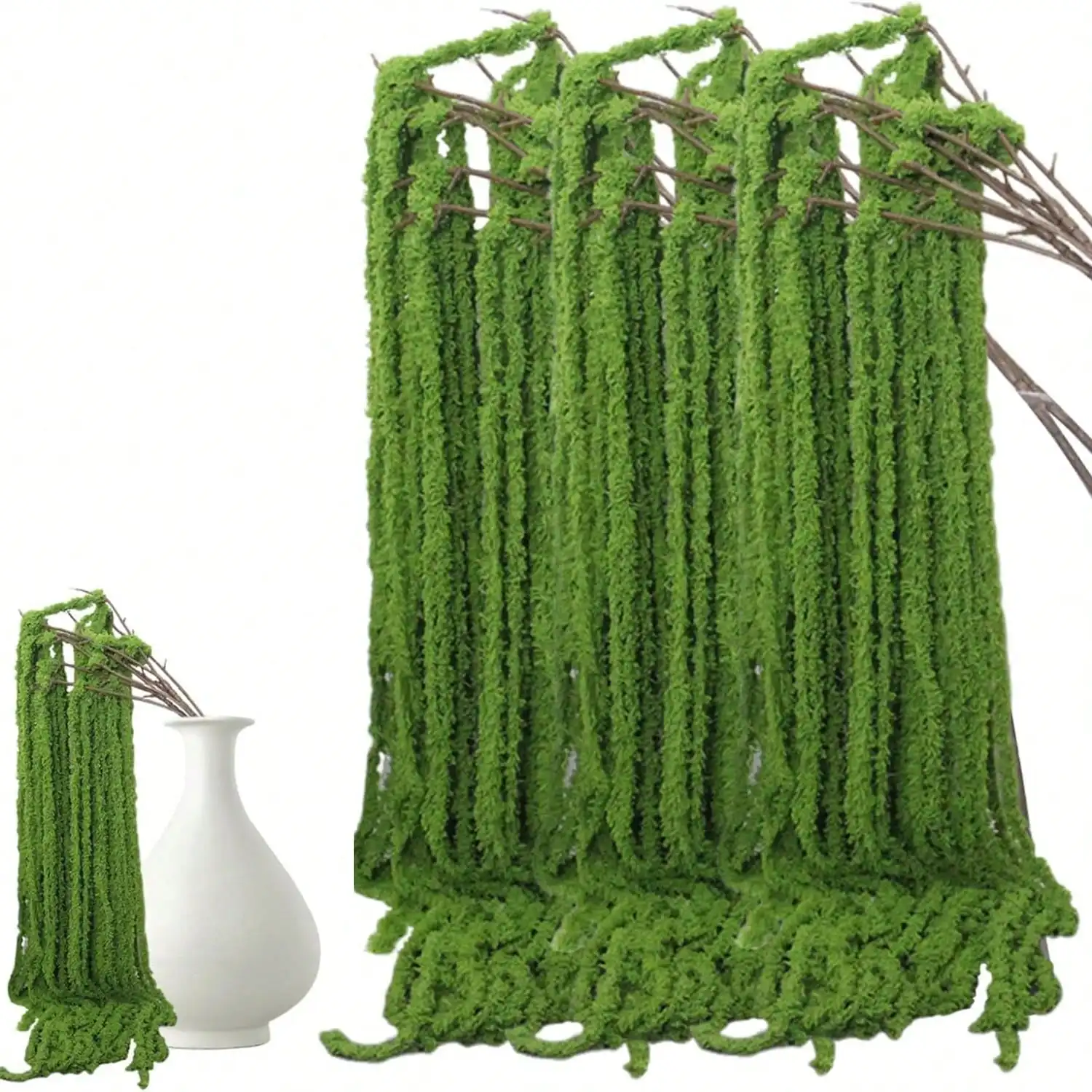Seiden-Kunstpflanzen-Girlande für Hochzeiten, Gartenbogen, Festivals, Romantische Dekoration für Haus, Zimmer, Tisch, Outdoor, DIY Geschenkbox – Detail 11
