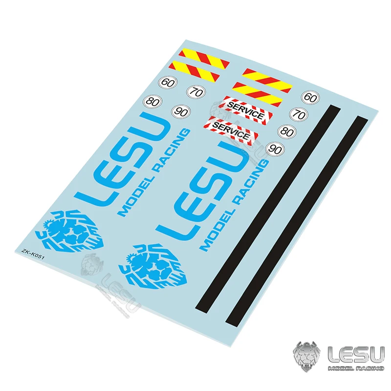 

Spare Parts Lesu Decal Sticker For Toys 1/14 RC Concrete Car Mixer Truck Car Z0045 DIY Model Car Th20454-SMT7