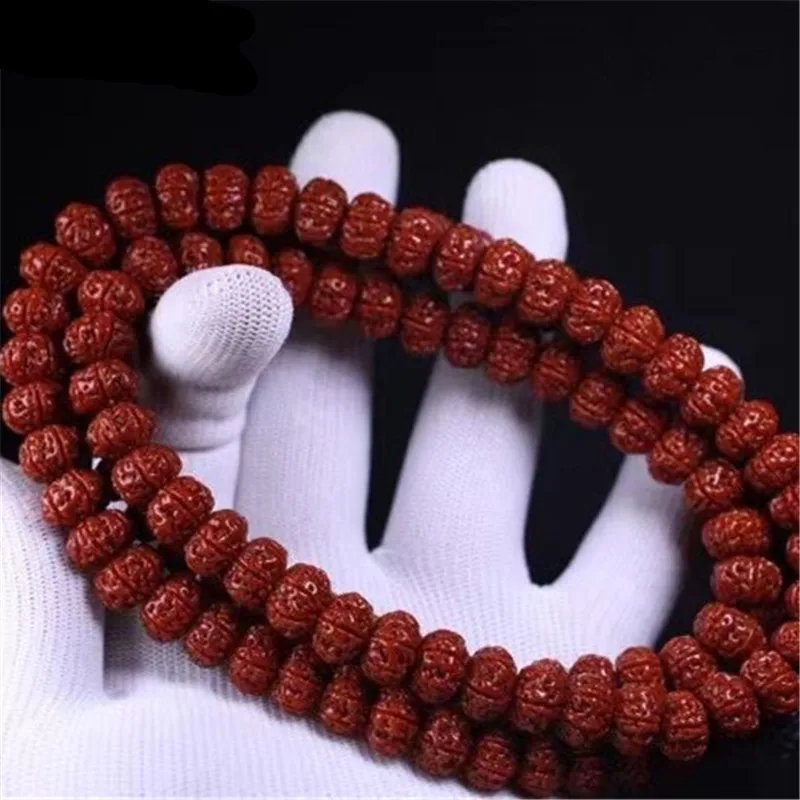 Genuine Goods Pulp Jadified of Trees Little King Pipal Tree Seeds 108 Bracelets Men's Plum Blossom Stump Double