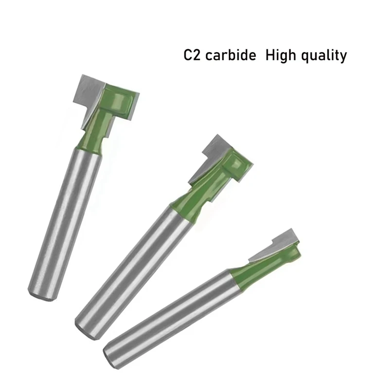鍵穴ルータービットセット、シャンクビットセット、ブレード直径、1/4 "、5/16" 、3/8 "、9/16" 、1/2 "、5/8" 、6個