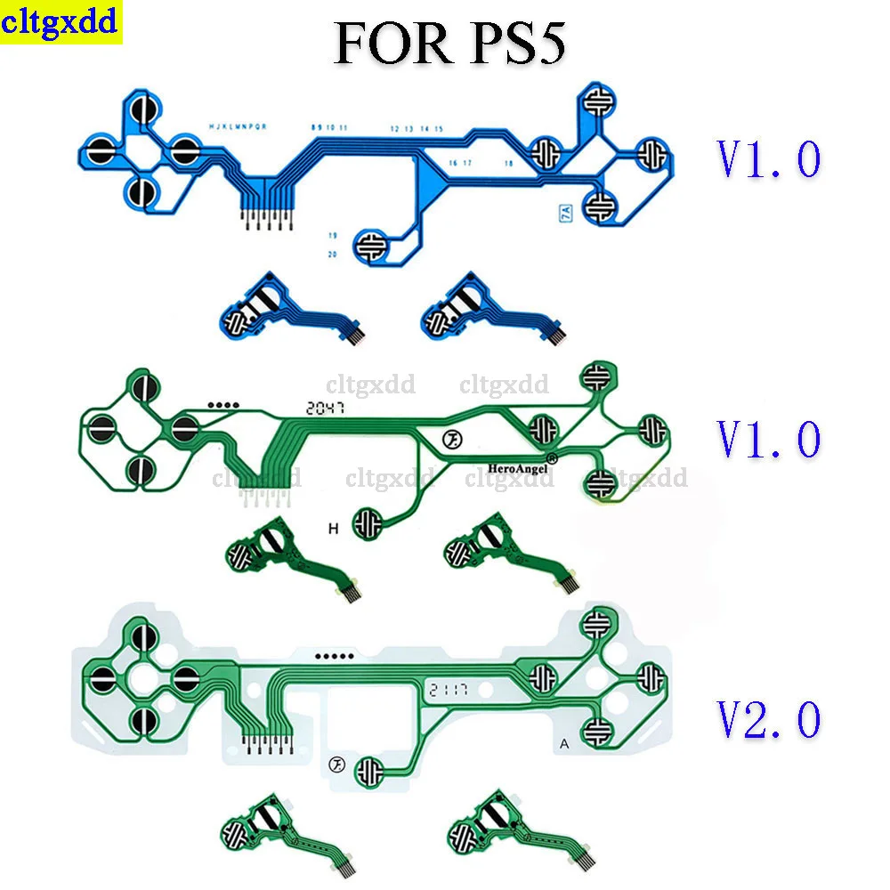 مجموعة cltgxdd 1 مناسبة لوحدة تحكم PS5 كابل شريط مرن موصل V1 V2 V3 كابل مرن للوحة المفاتيح