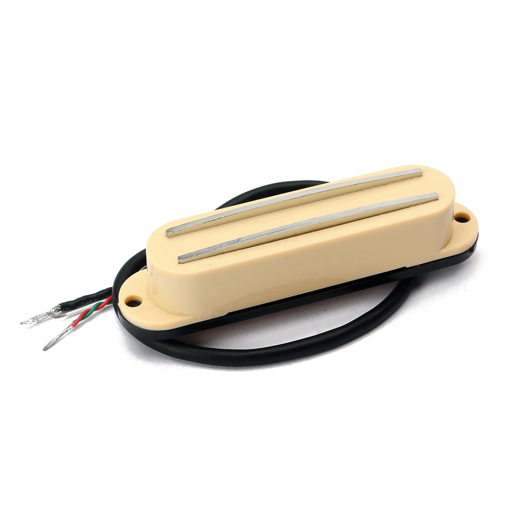 

Guitar Humbucker Pickup 4 Wires Dual Coil Yellow for Neck Replacement Low Noise Hum Cancelling Gift
