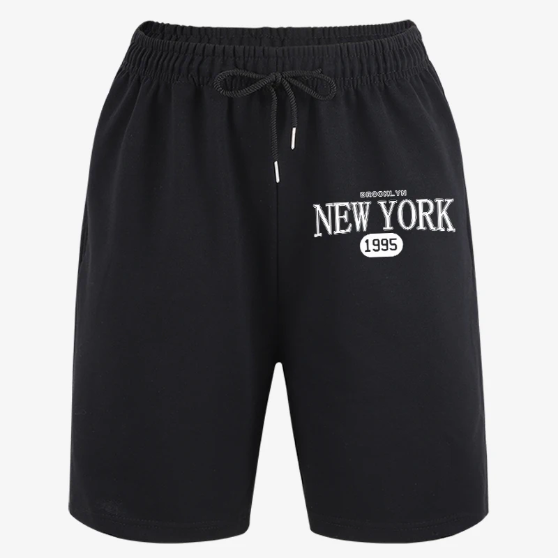 

New York Brooklyn 1995 Print Mens Commute Comfy Pants Gym Casual Bottom Sport Summer Running Pants Daily Stretch Short Pants