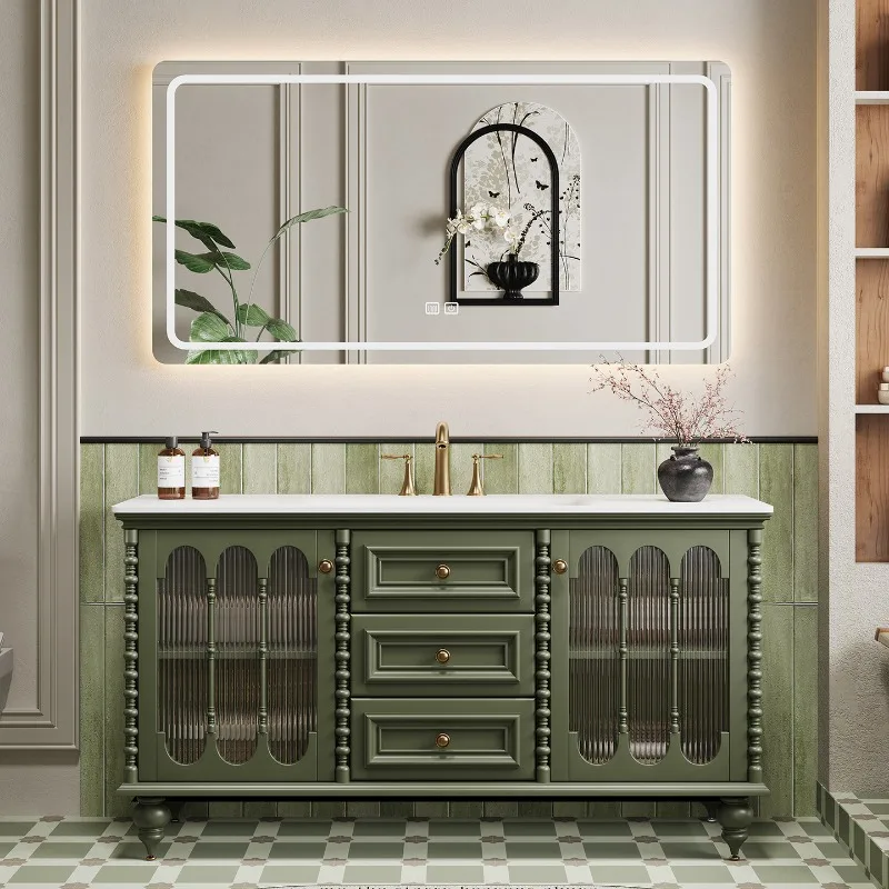 Floor Standing Bathroom Cabinet Waterproof Design Organizer Bathroom Mirror Cabinet Vanity Display Mobile Da Bagno Furniture