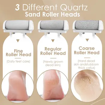SEJOY Elektrický odstraňovač mozolů na nohou Elektrický pedikérský stroj s nastavitelnou rychlostí a 2 náhradními brusnými papíry Pedikúra nohou 10 nejlepší prodej elektrická bruska na nohy - №10