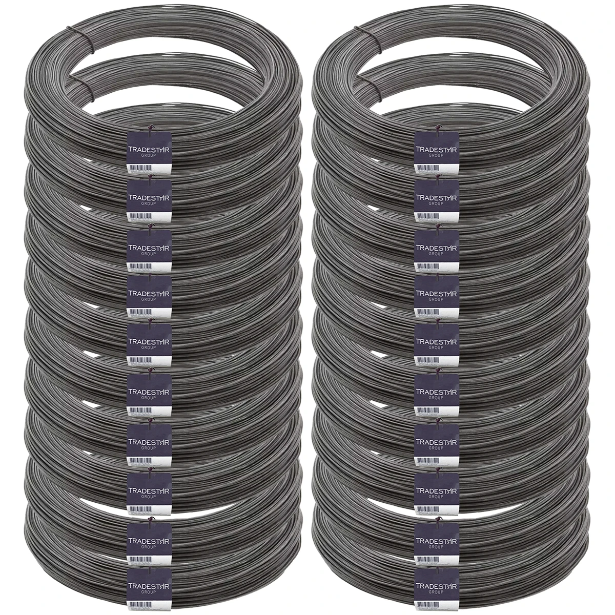 20 Kit Flat Annealed Wire 1 Kg BWG 18 1,24MM Roll Tradestar