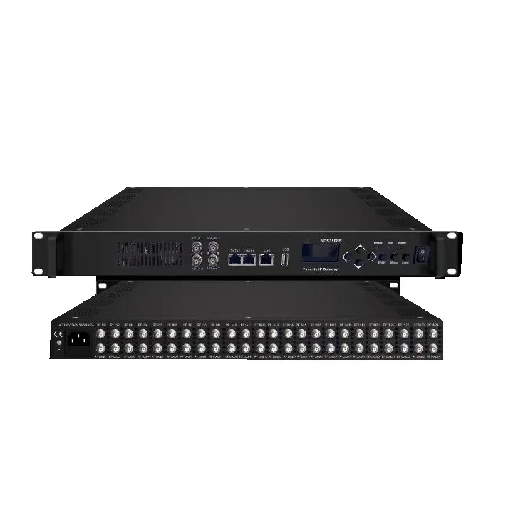 

24 Tuner Digital Gateway Input 4K Resolution Biss ISDBT IP output ip gateway for System for Hotels