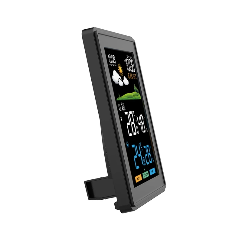 Baldr -40℃~60℃ Weather Forecast Digital Temperature Humidity Instruments Meter Barometer Snooze Alarm Wireless Weather Station